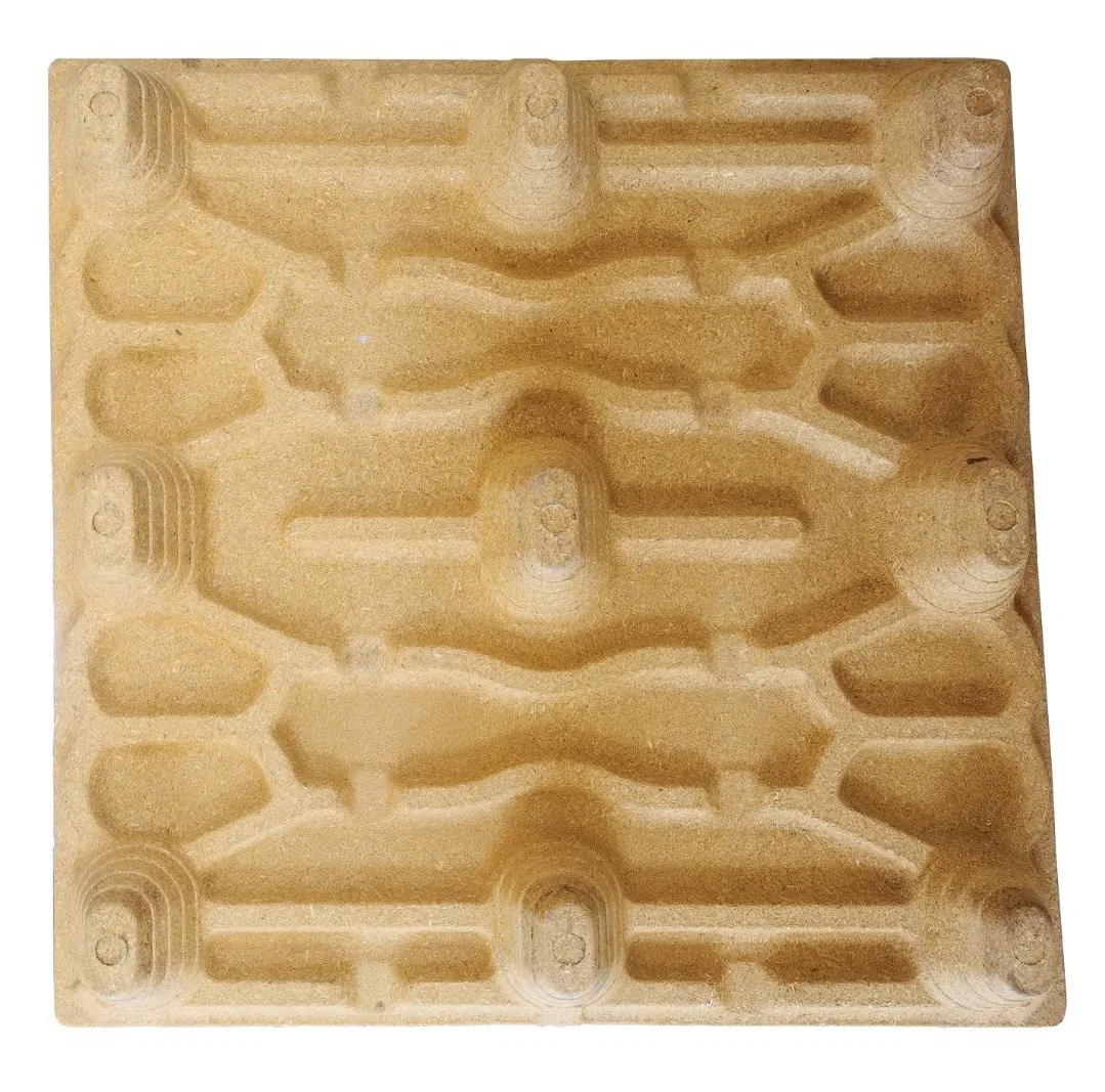 E-Co Friendly Recyclable Moulded Wood Tray New Type Moulding Pallet