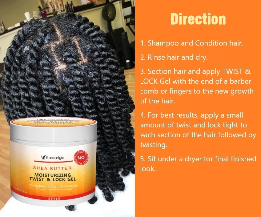 Mayorista/Proveedor OEM Twist y bloqueo de control de gel frizz para Braids