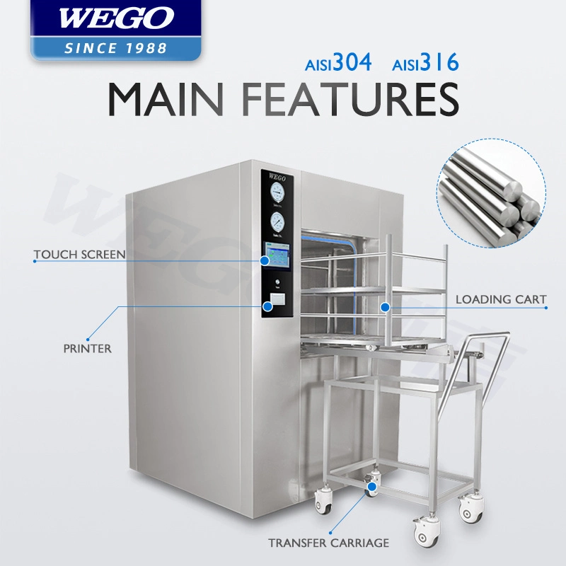 Wego Competitive Price High Pressure Steam Autoclave Vertical Sliding Sterilizer Prices