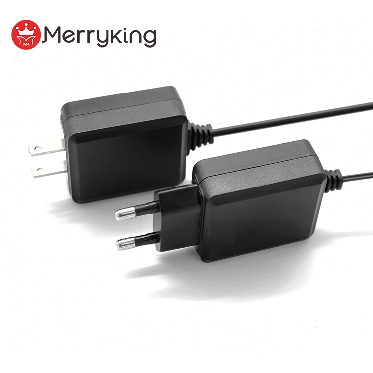 Small Design EU Us Plug 5V 9V 12V 24V 0.5A 1A 2A 3A Power Adapter for Audio Video Equipment with Ce UL FCC