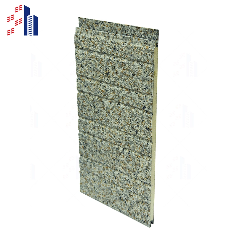 Thermal Insulation Aluzinc Exterior Cladding Panels Exterior Wall Composite Panels