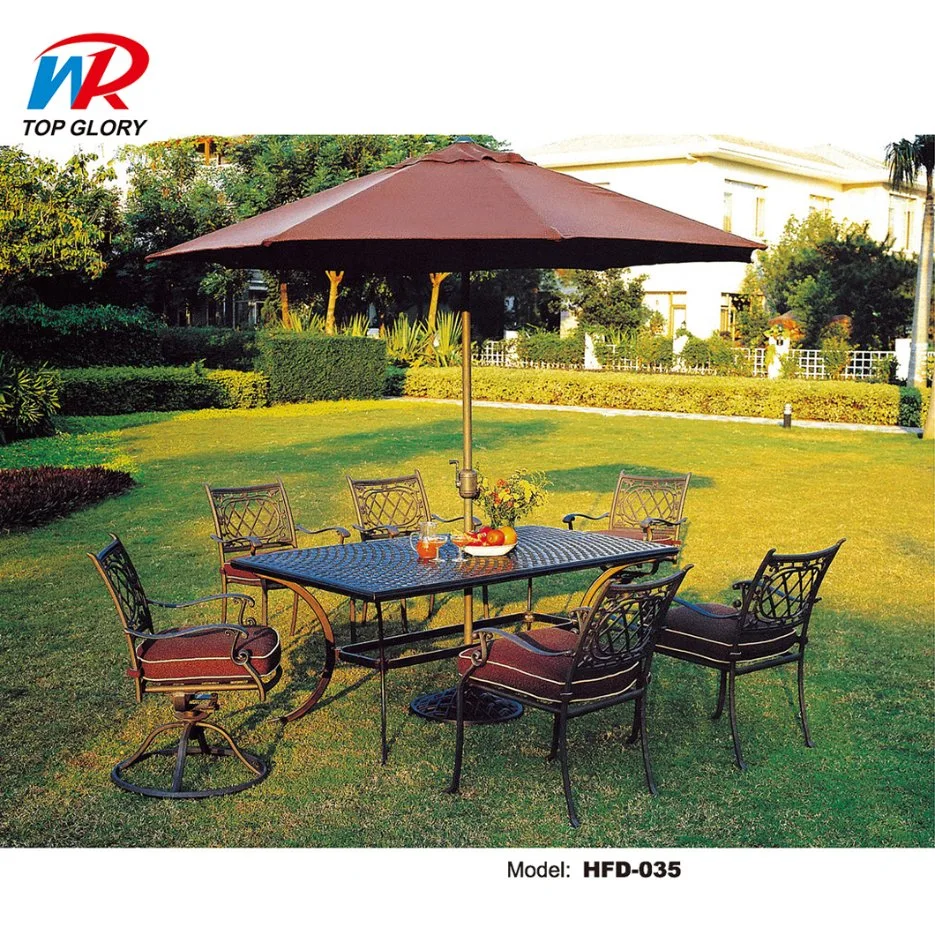 Chinese Modern Leisure Outdoor Restaurant Wicker Rattan Sofa Aluminum Metal Bar Dining Furniture