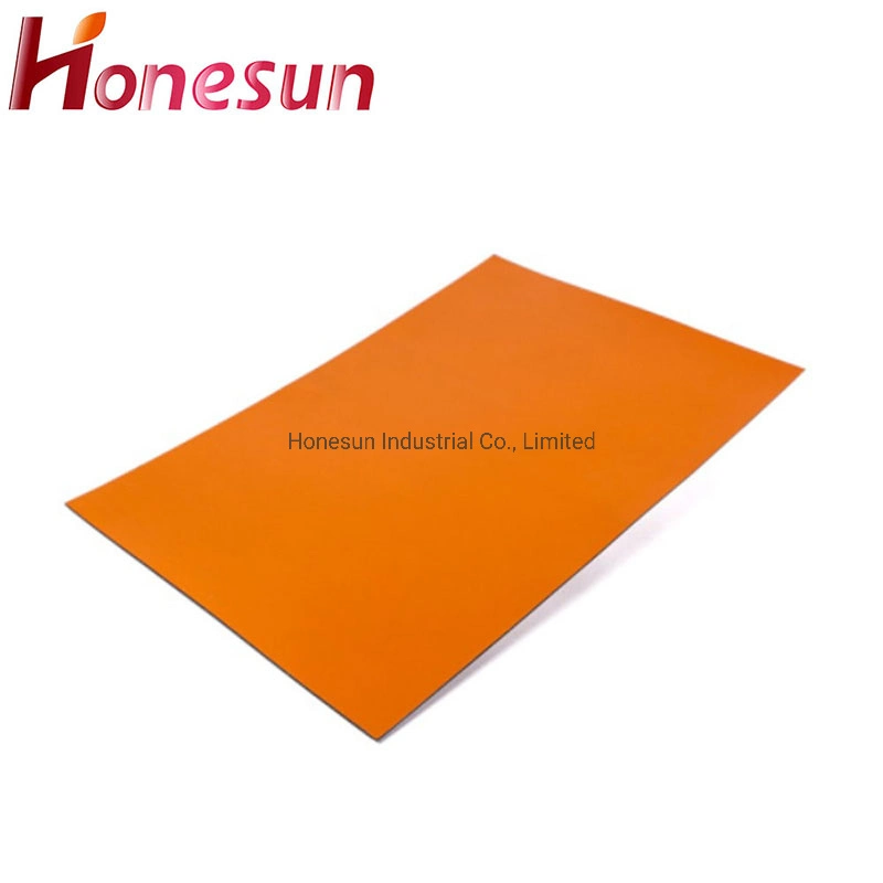 Flexible Thin Soft Iron Rubber Magnet Sheet Adhesive A4 Magnetic Printing Photo Paper