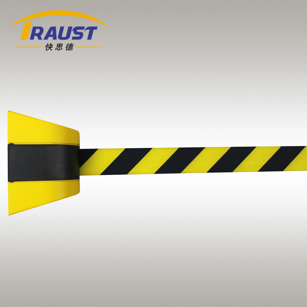 2-10m Wall Mounted Retractable Belt Barriers, Queue Control Stanchions