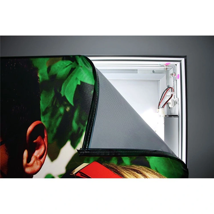 100% Polyester Backlit Stoff Dye Sublimation Druck Textil Weiß Backlit Lightbox Textil