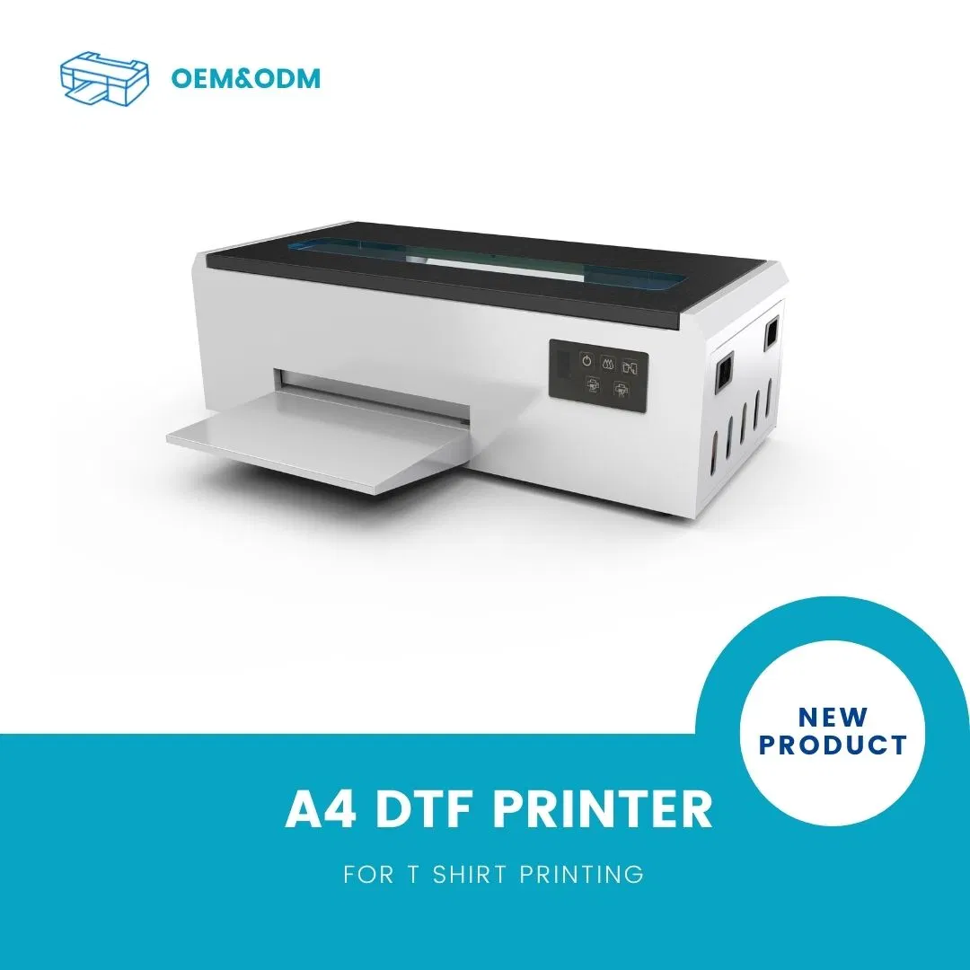 Mini Erasmart flexografia impressoras digitais L805 L800 Head T-shirt máquina de impressão de transferência de calor de um jato de tinta4 Impressora Dtf