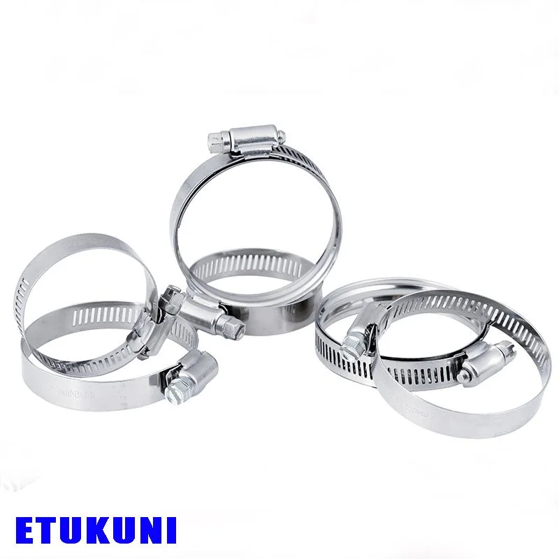 12.7mm High quality/High cost performance  Stainless Steel China Supplier European Style Big American Type Hose Clamp Hydraulic System