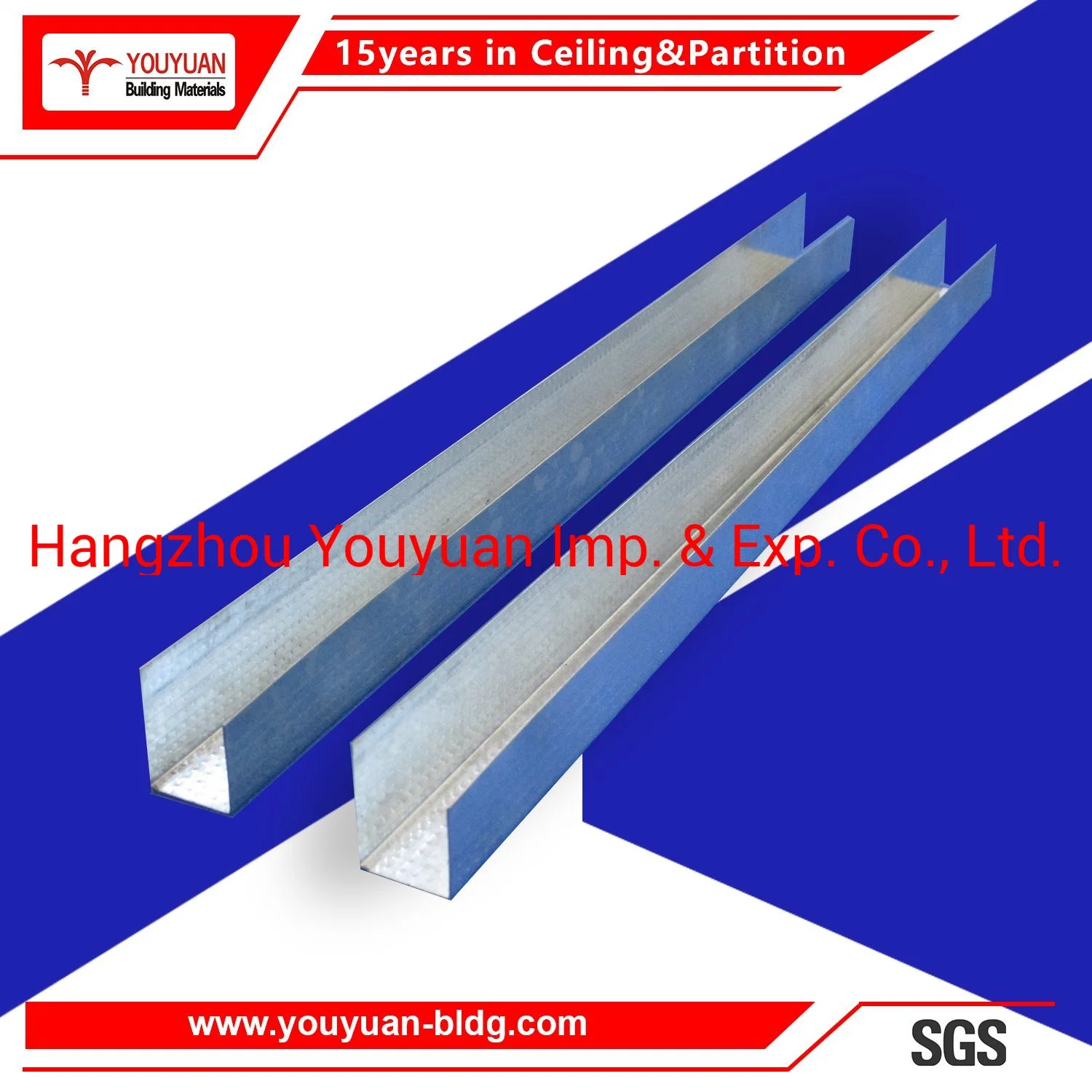 Galvanized Steel U Shape Angle Metal Ceiling Angle Channel