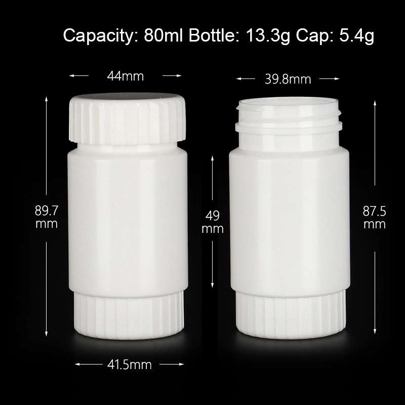 Pharmaceutical 80ml/ Capsule/Tablet/Vitamin/Calcum Bottle