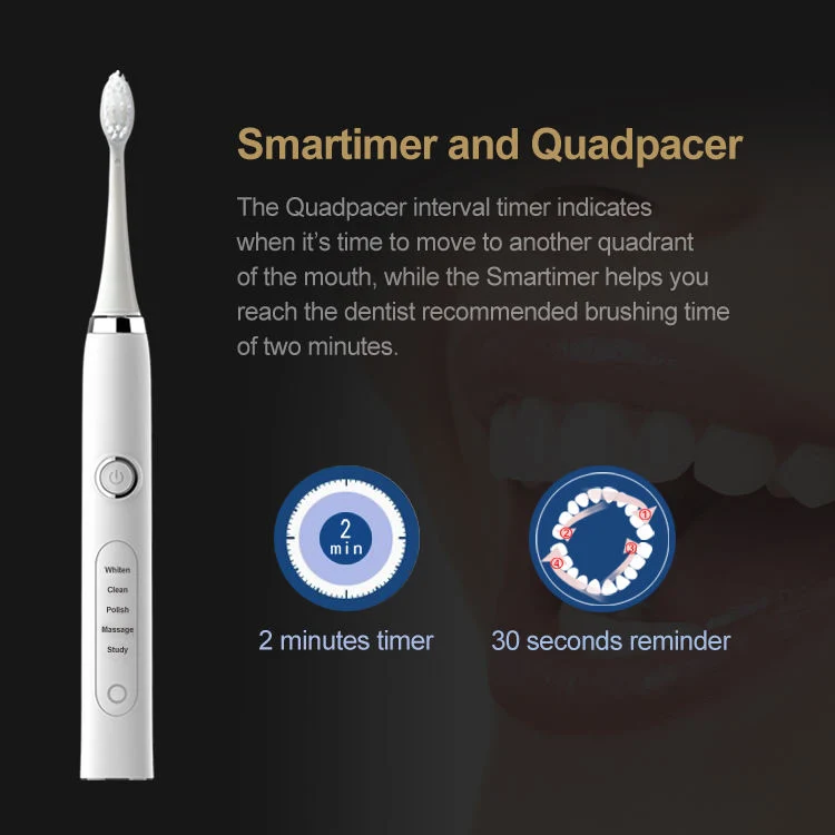 Advance Power Automatic Wireless Charge Smart Sonic Electric Vibrating Toothbrush