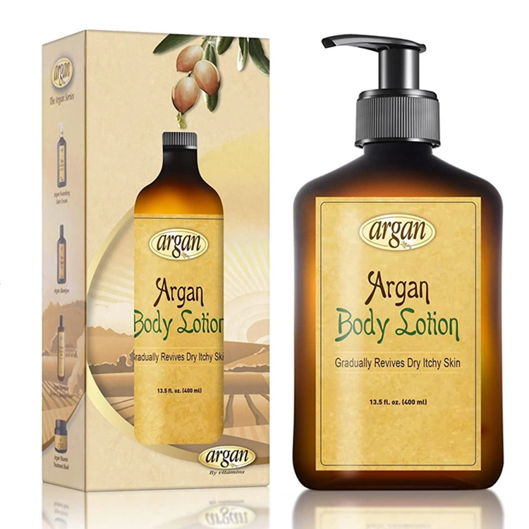 OEM Natural Argan Oil Dry Skin Repair Moisturizing Body Lotion