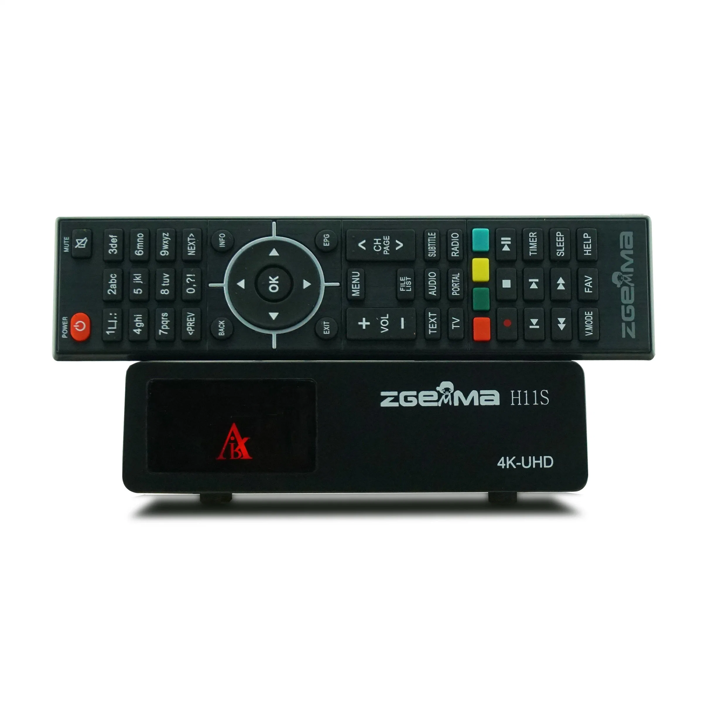 Caixa de TV Zgemma H11s DVB-S2X sintonizador integrado suporte para 4K-2160p Sistema operacional Linux Enigma2