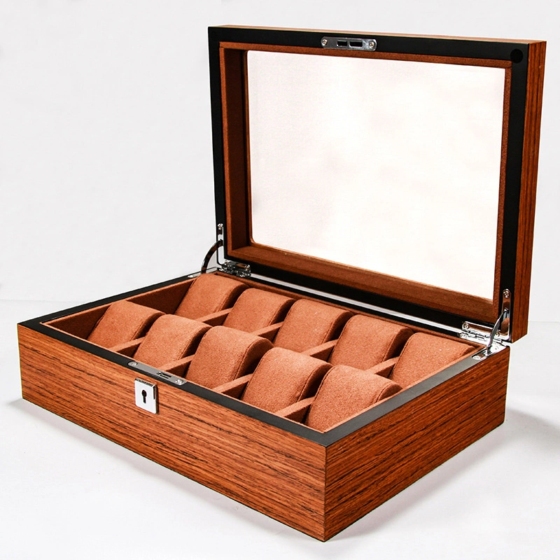 Factory Direct Sales Wooden Watch Box Storage Box Jewelry Box