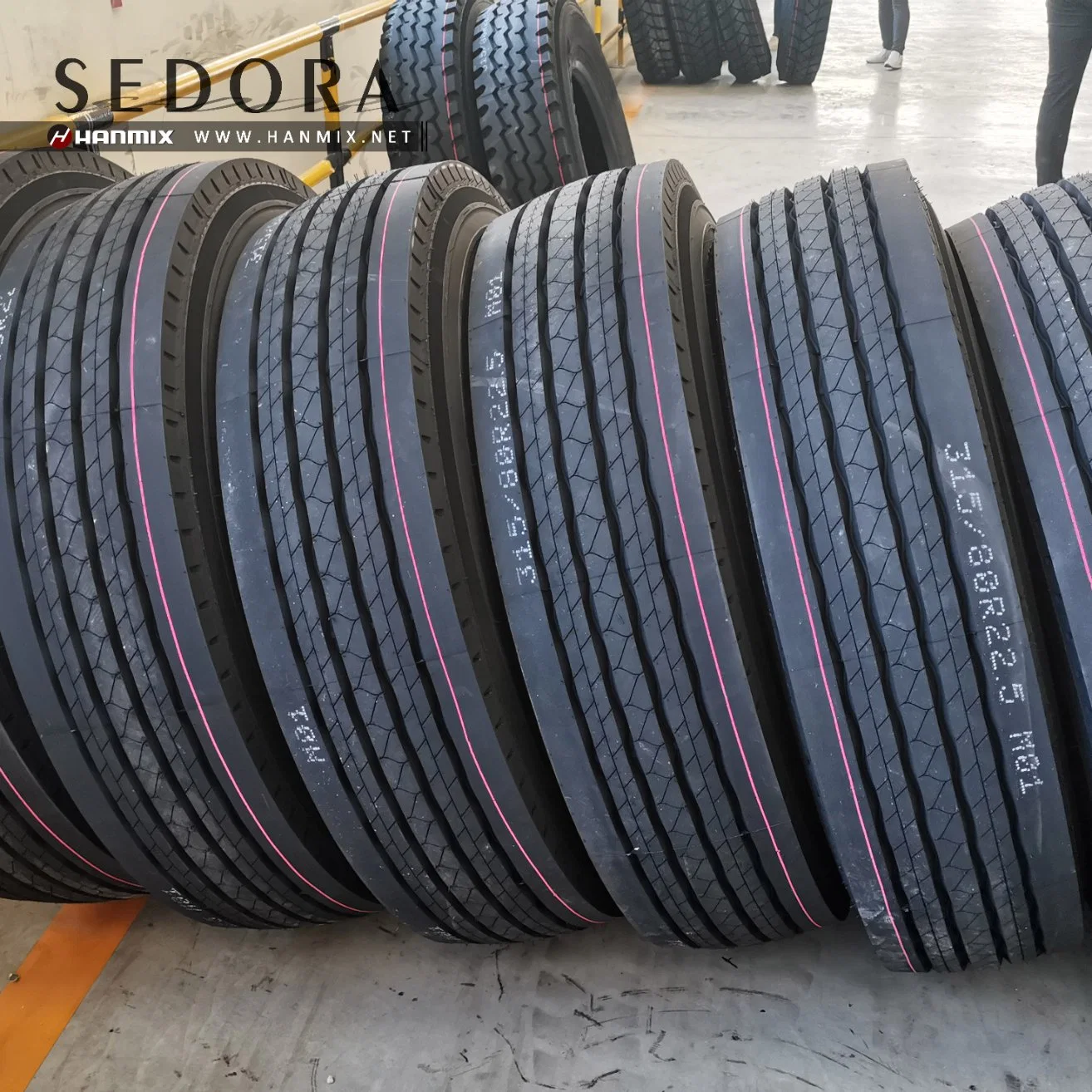 Hanmix Sedora All Steel Radial LTR TBR Bus Truck Tires 11r22.5 12r22.5 295/80r22.5 315/80r22.5 12r22.5 9.00r20 10.00r20