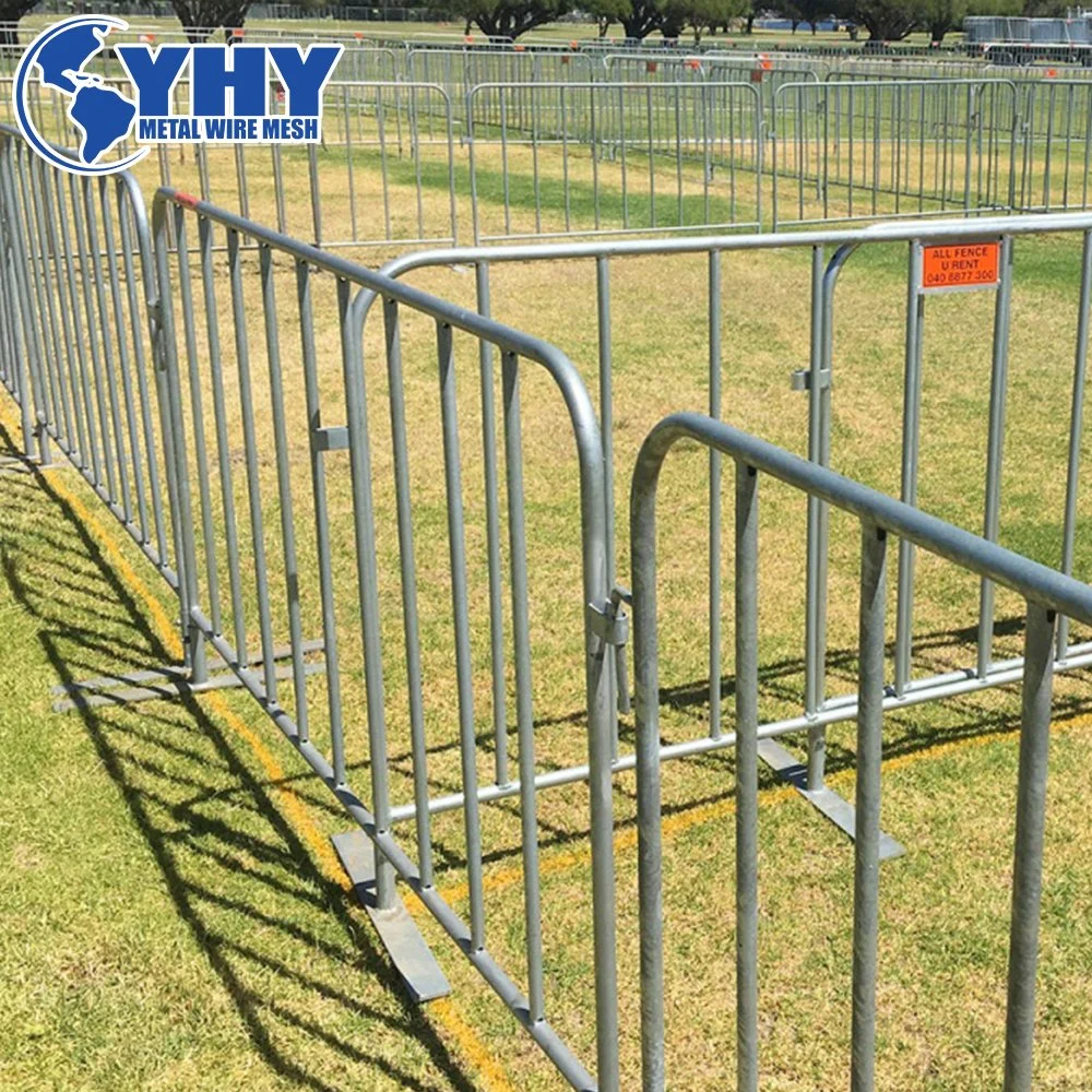 Galvanized Pipe Crowd Barrier for Temporary Construction