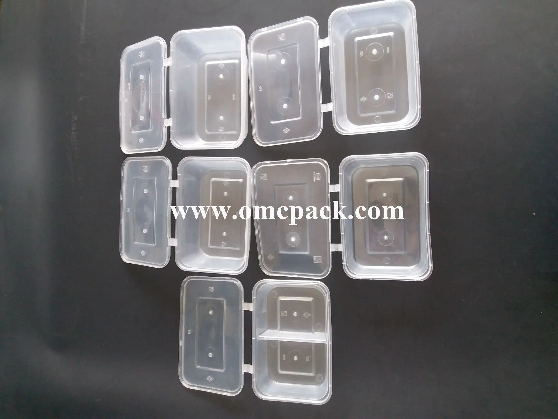 Transparent Plastic Packaging Food Box for Takeaway