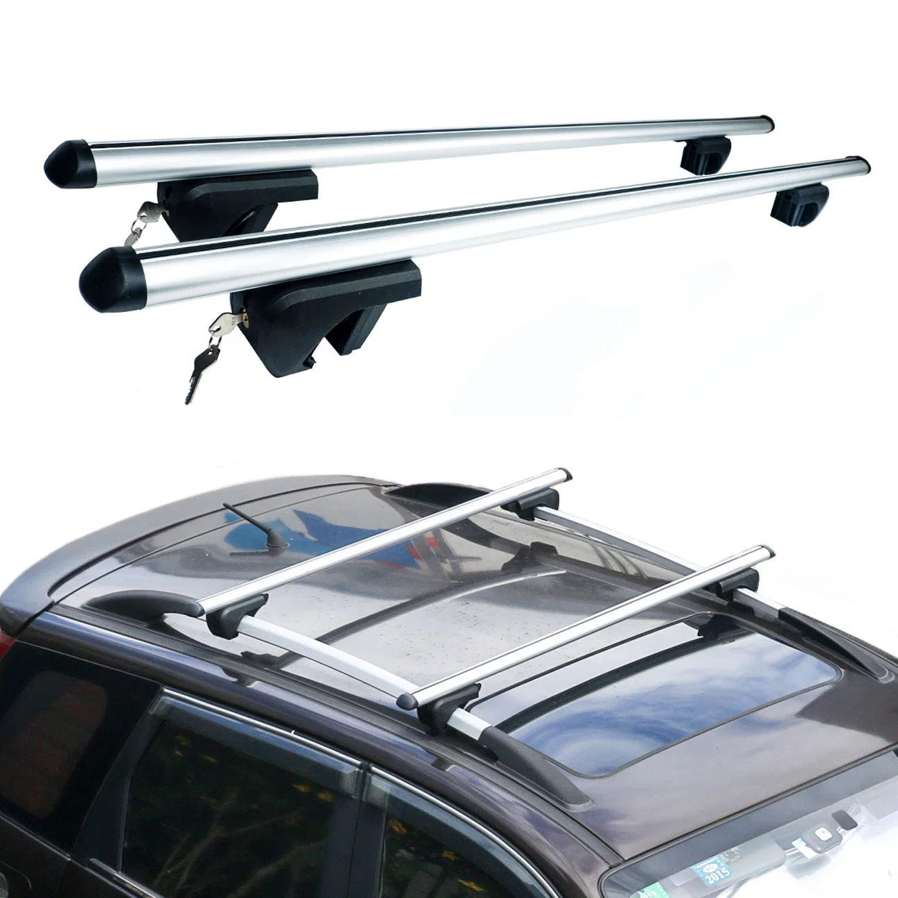 OEM High quality/High cost performance Manufacturers Stainless Steel Aluminum Luggage Carrier 04105 Car Roof Rack Cross Bar