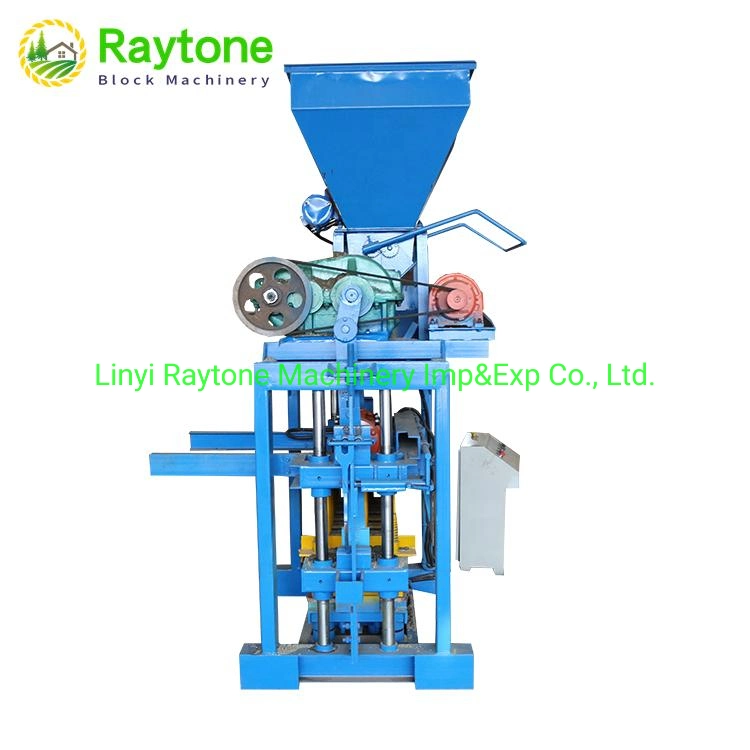 Qt4-35 Hollow Solid Paver Manual Concrete Block Brick Making Machine