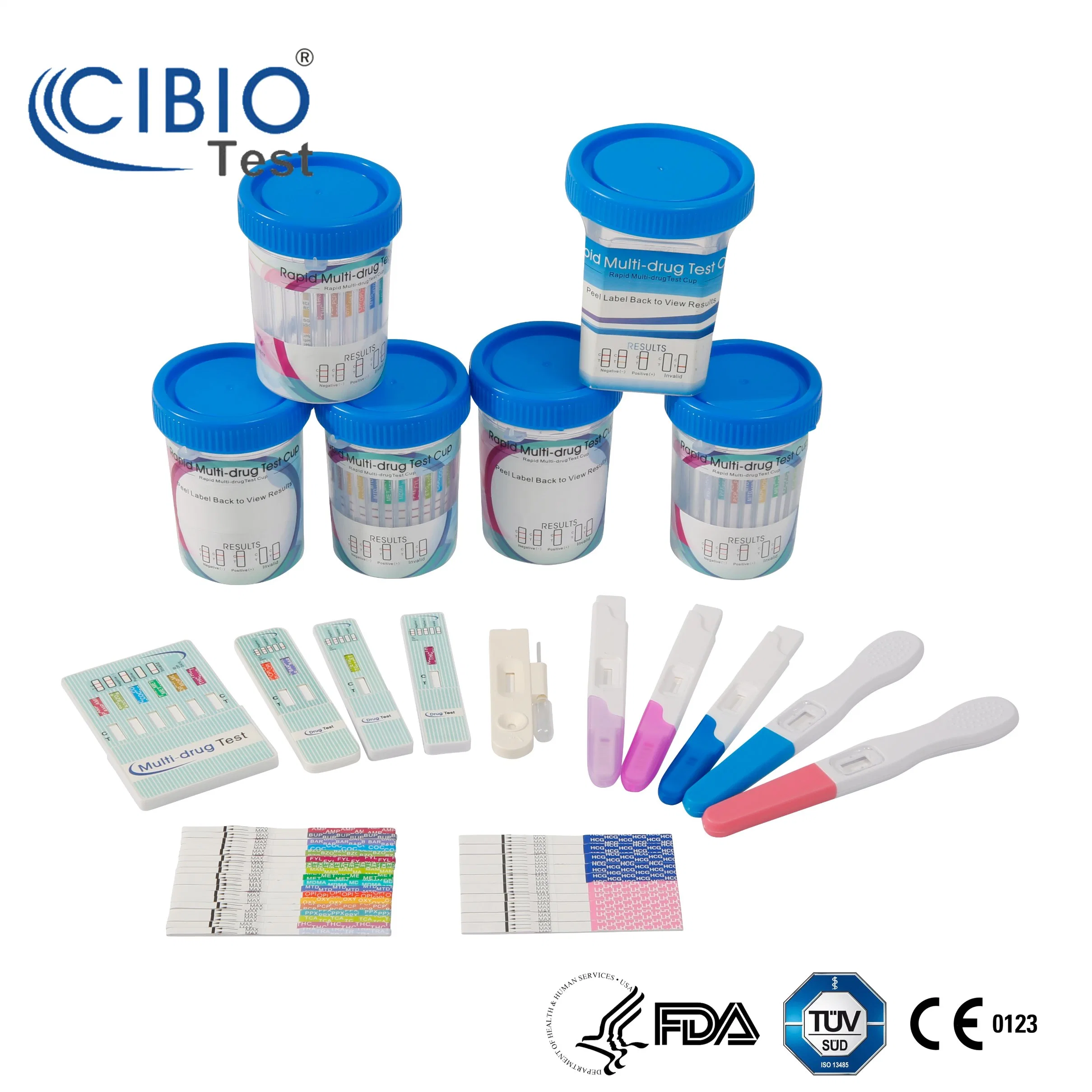 Un paso de la orina Kit Drugtest 16 en 1 taza Drugtest Multi