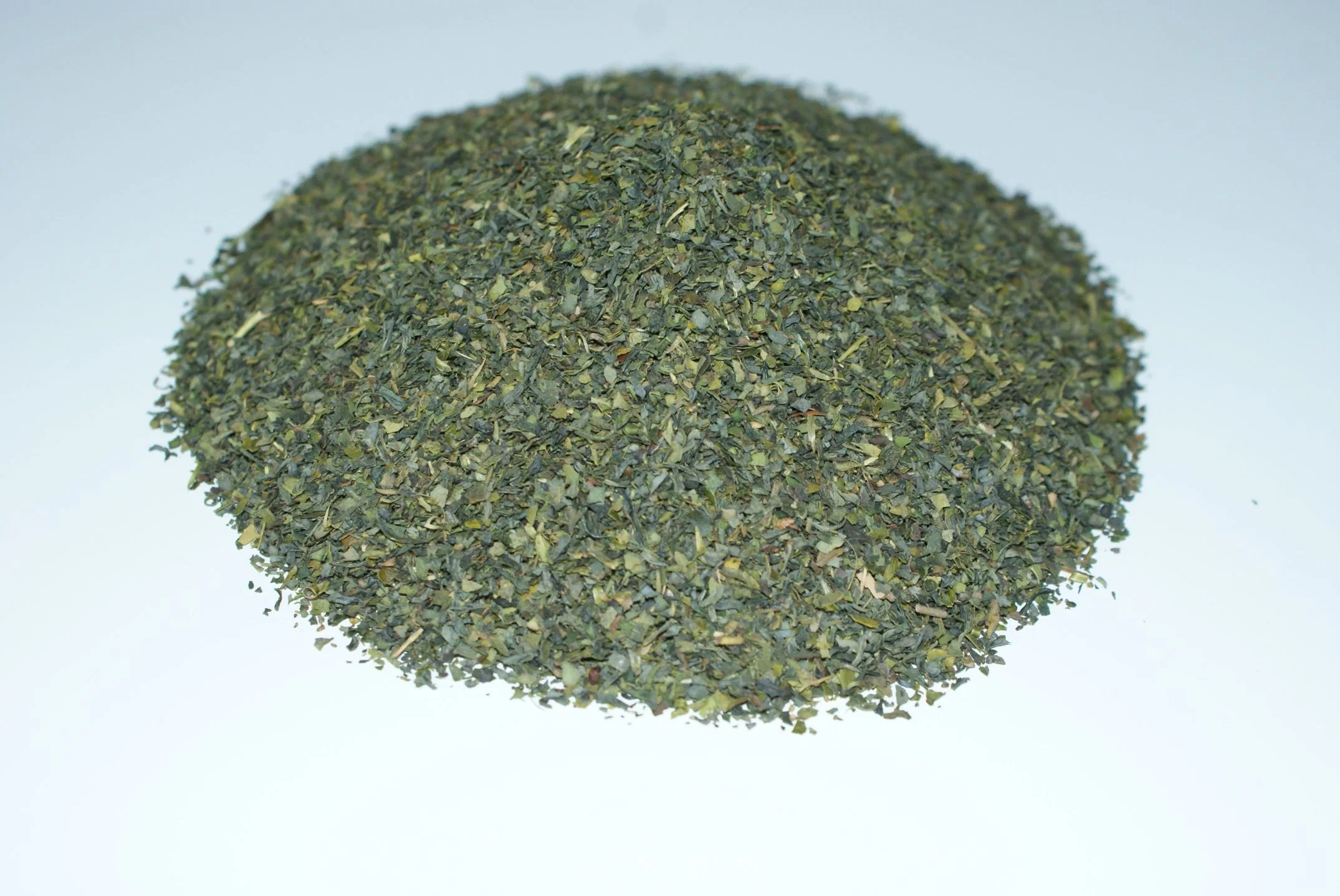 Green Tea Fannings Dust Rain Forest Organic 1.1-1.4mm for Tea Bags