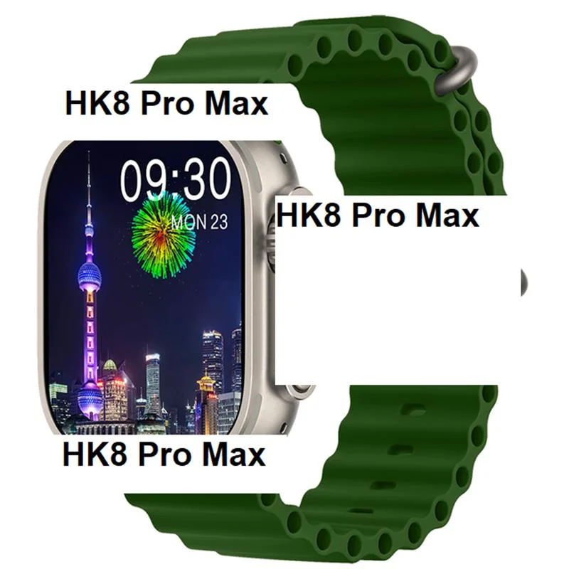 Customized Wholesale/Supplier HK8 Promax Smart Watch 2.12 Inch Big Screen Reloj Intelligent Smartwatch