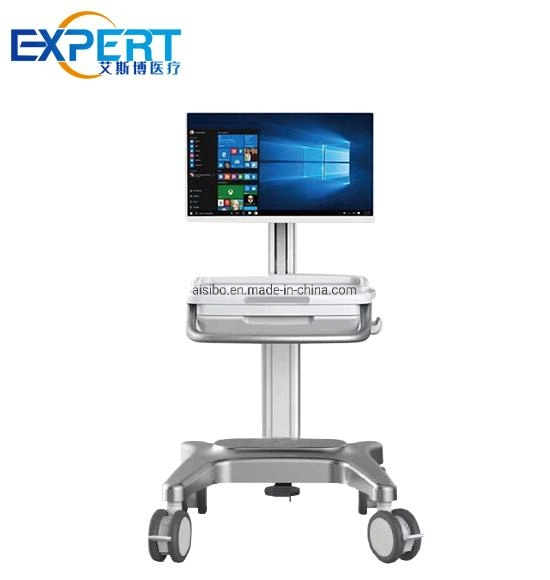Advanced Doctor Office Ward Computer Medical Rounds Trolley PC Ward Round Trolley