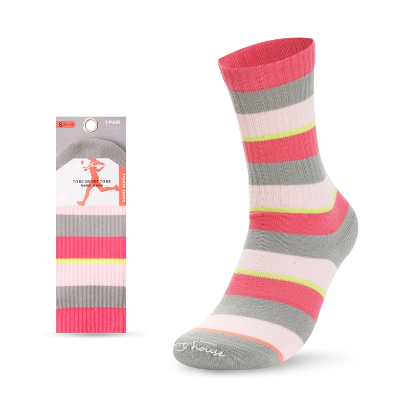 Custom Fun Design Nylon Cotton Sports Socks for Women Sporty Use