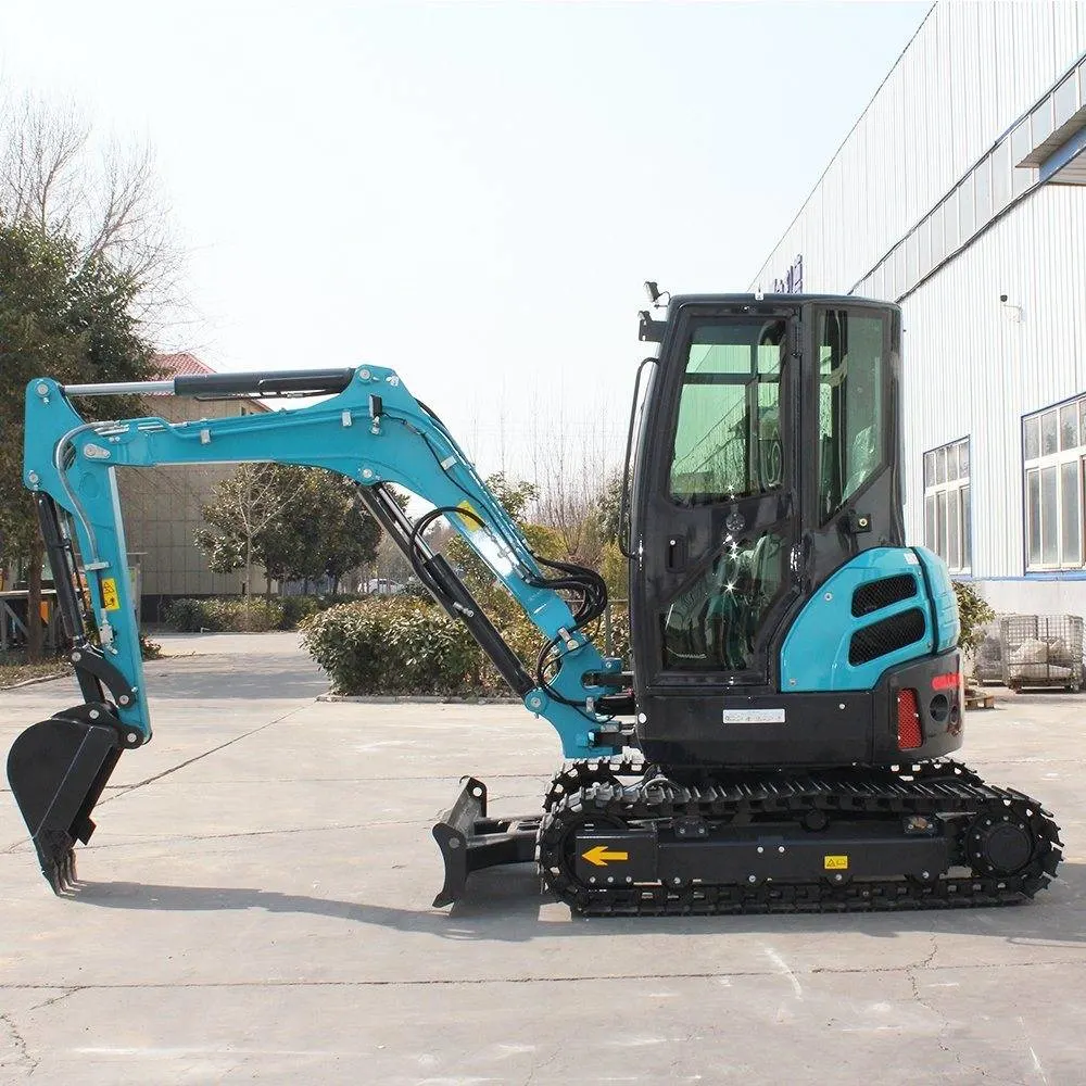 Qilu 2.5 Ton Construction Equipment Mini Crawler Excavator Mini Hydraulic Construction Diggers Farming Machinery