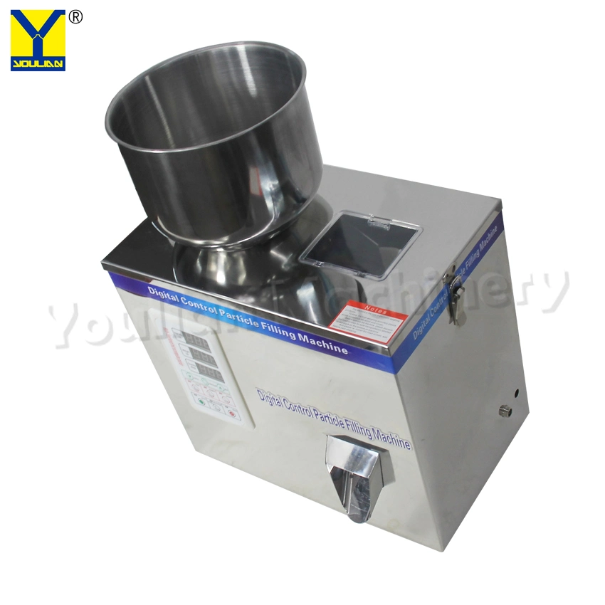 DC-99 Manual Single Head Granule Powder Tea Nut Bottle Weighting and Filling Machine