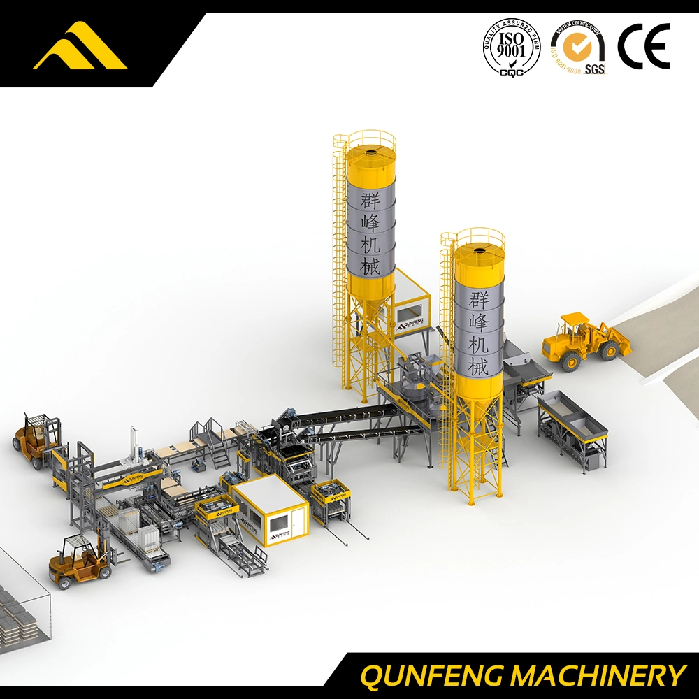 máquina de bloques de hormigón\máquina de ladrillos de cemento (QF700).