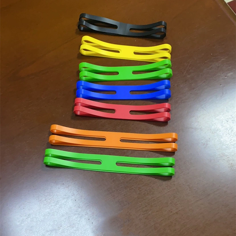 H Band X Abnd Silicone Rubber Band Custom H Rubber Band Strap Silicone Bands for Box Game Card Bowl Book Small Wrap