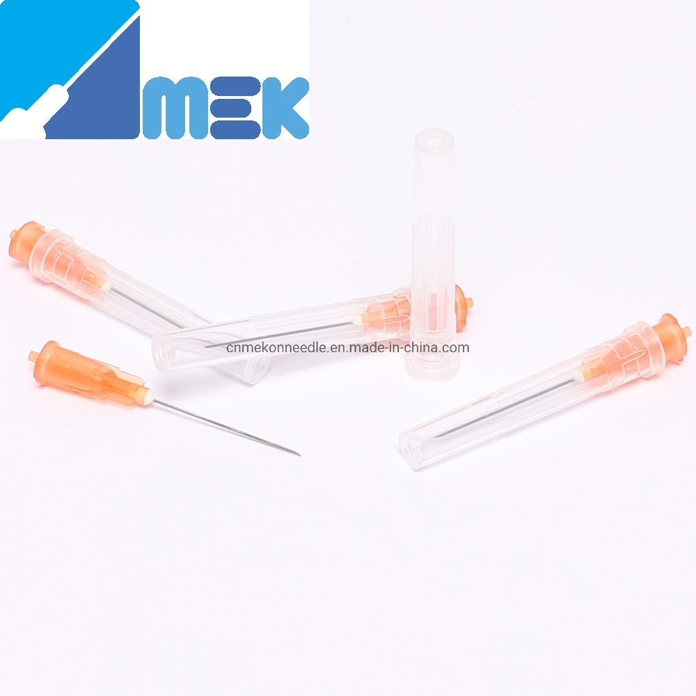 Low Residual Hypodermic Needle for Syringes 14G-33G