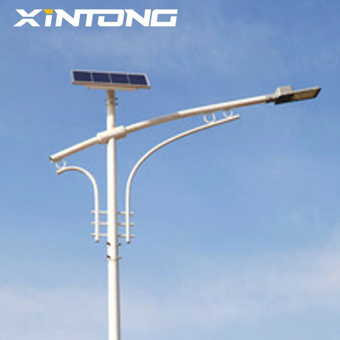 High quality/High cost performance  IP65 Waterproof Outdoor Solar LED Street Light with Auto-Cleaning