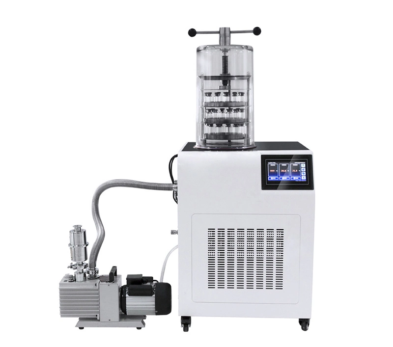 Instrumento científico para aparelhos de secagem de congelação de laboratório 0,18 m2 - 60 ° C.