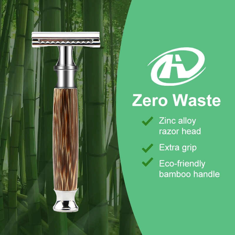 Eco Living Generic Double Edge Bamboo Safety Razor Classic Shaving Razor Body Shaver