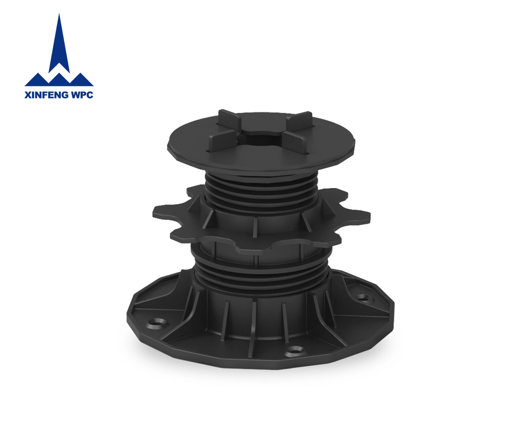 Custom-Made Adjustable Plastic Pedestals with Range 45-80mm for Slops