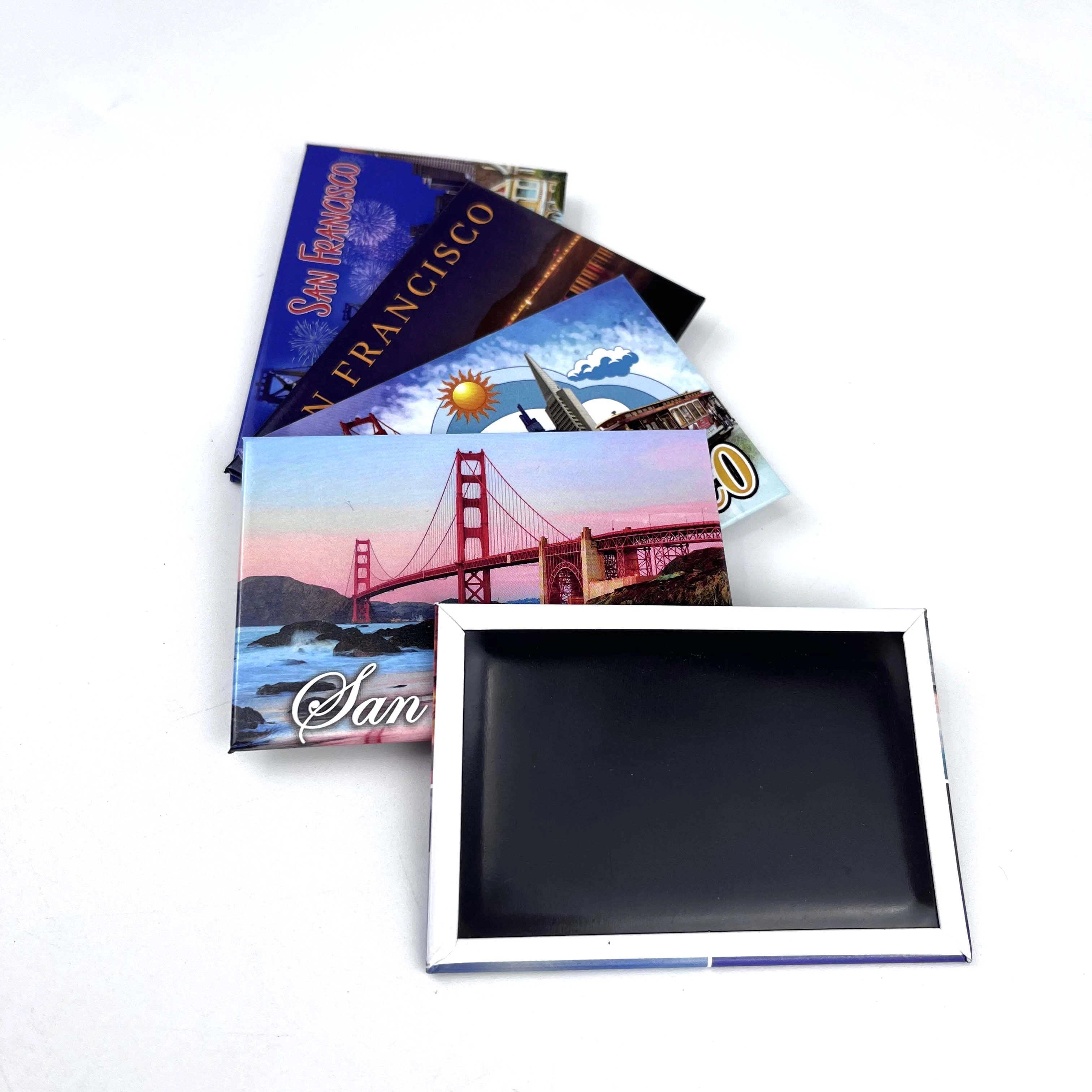 Kühlschrank Magnet Bester Preis Metall Kühlschrank Magnet Städte USA Golden Gate Bridge Times Square Foto Orte Kühlschrank Magnet