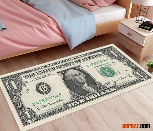 China Hot Selling Factory Personalized Decorative Dollar Carpet