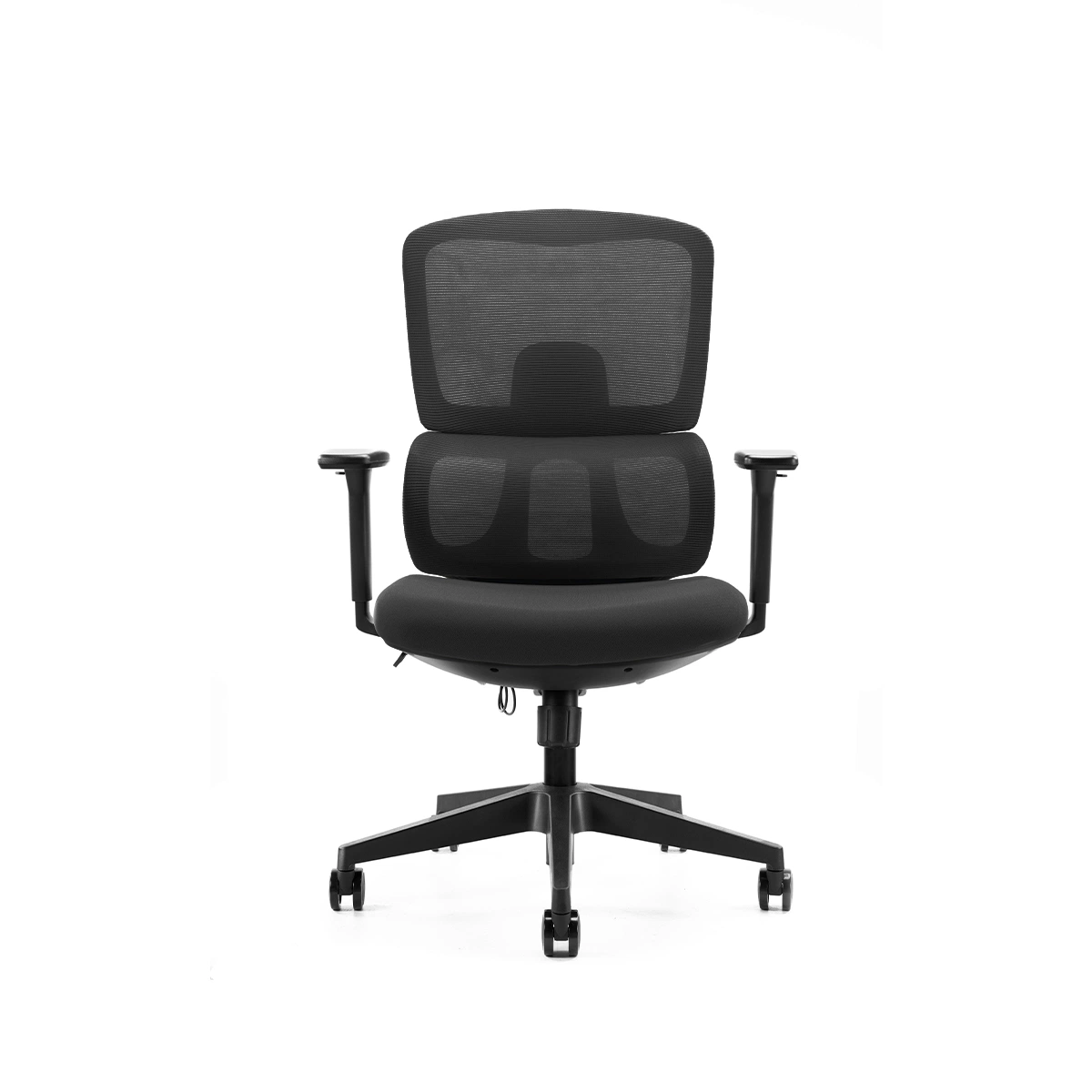 Height Adjustable Smooth Gliding Casters Cushion Office Ergonomic Swivel Staff Chair