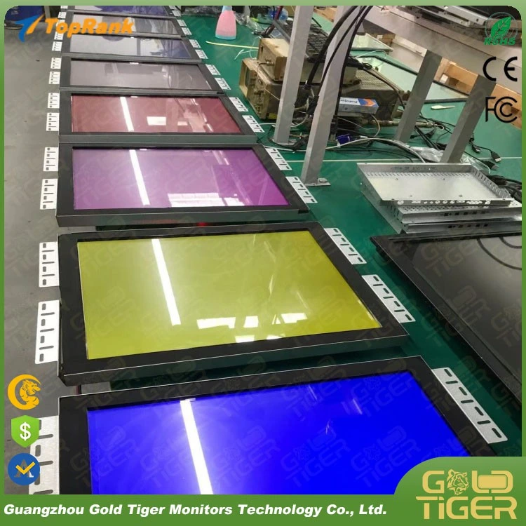 2023 Goldtiger Low Power Consumption TFT LED LCD Open Frame 19''/22''touch Screen for Game Table