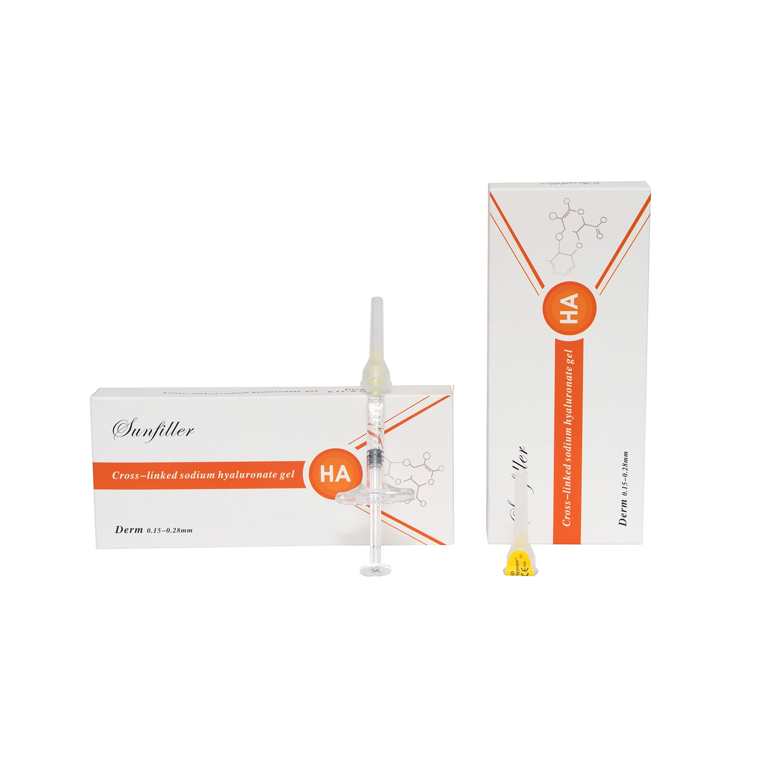 CE Approved Sodium Hyaluronate Gel Ha Injection Lip Augmentation Dermal Filler Hyaluronic Acid