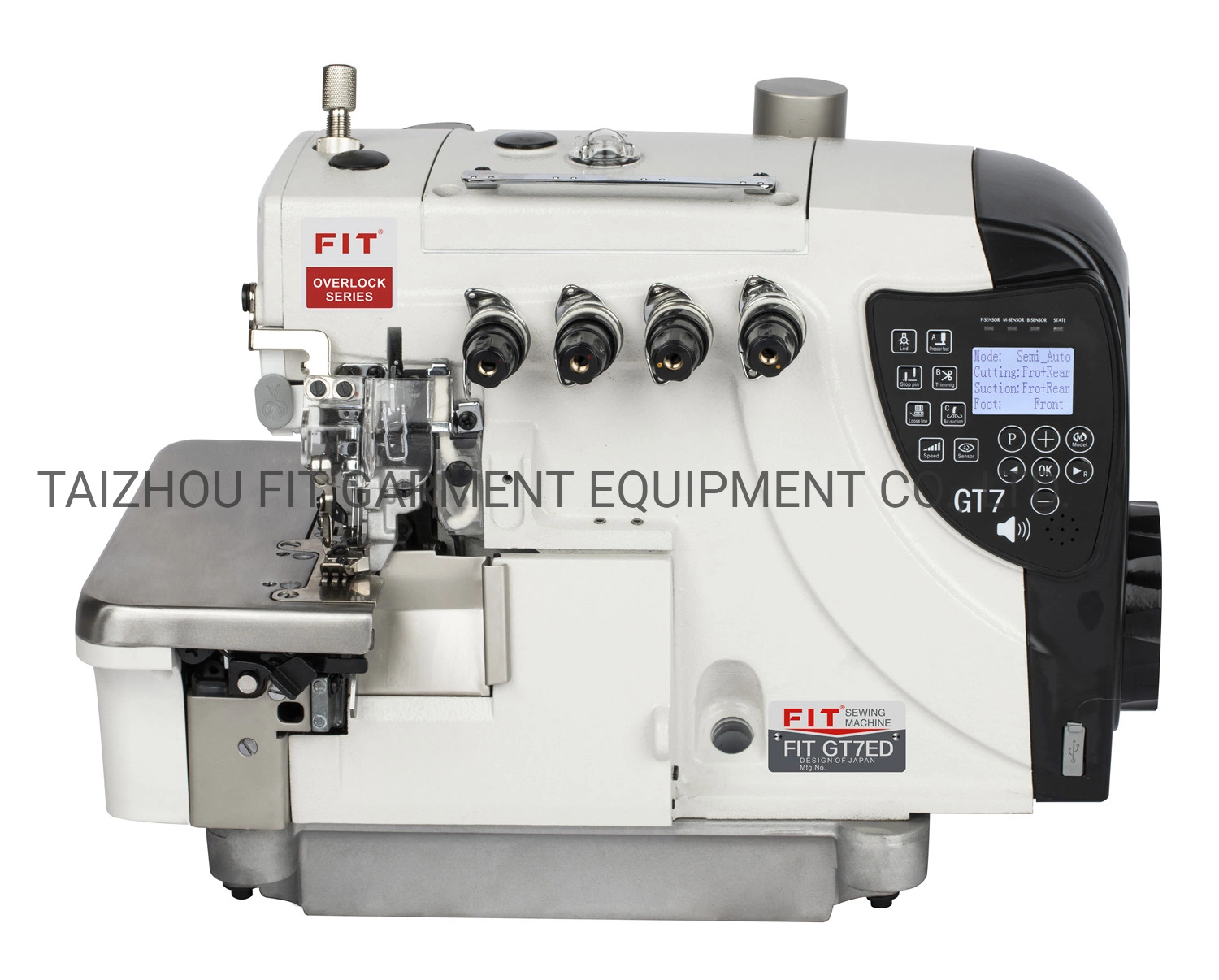 High Speed Automatic Trimer Overlock Sewing Machines (FIT GT7ED-4)