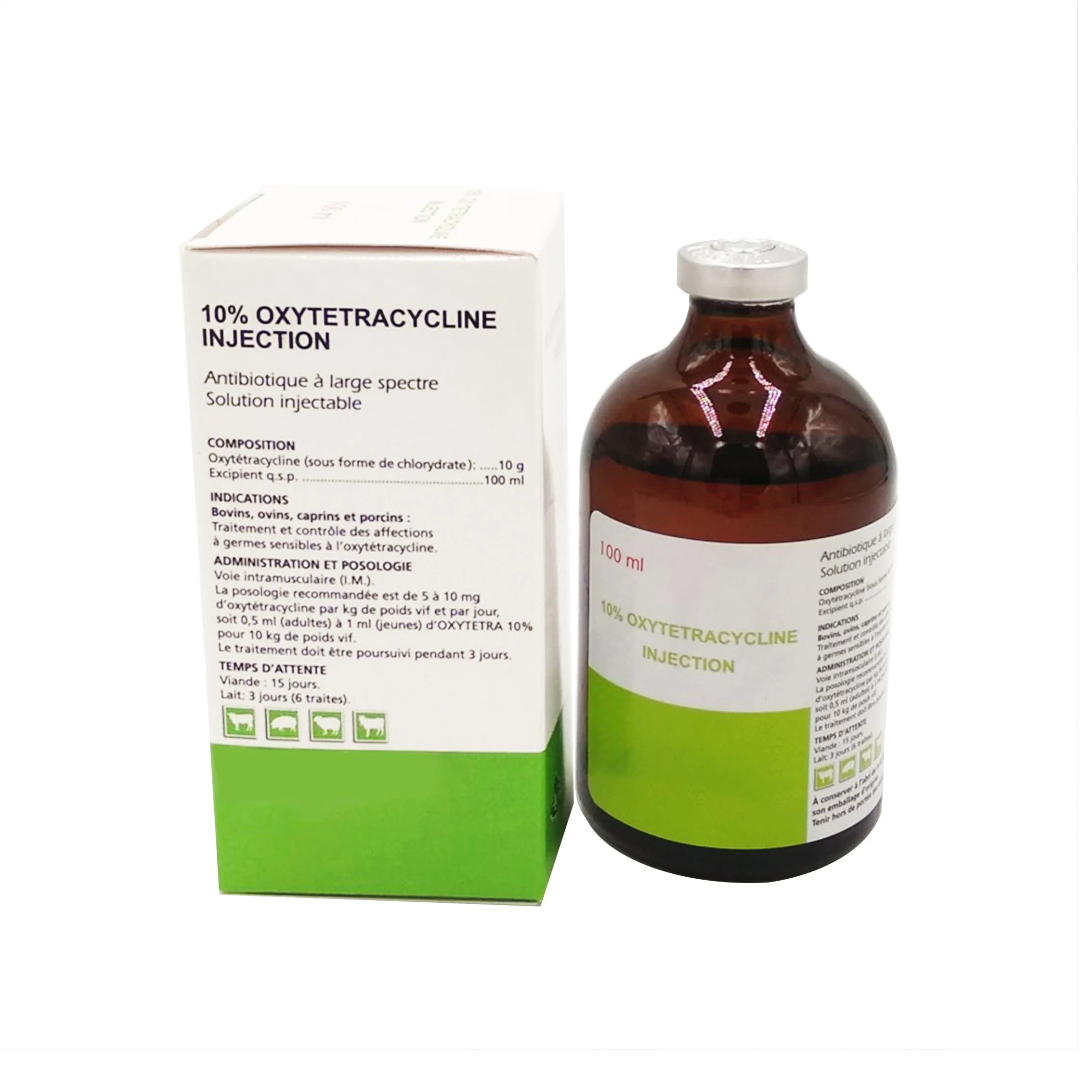 Oxytetracycline Injection Veterinary Pharmaceutical Brand for Pigs Injection Medicine
