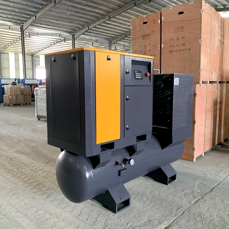 Oppair Industrial Silent Electrical Portable 15kw 20HP Rotary Screw Air Compressor with Dryer, Tank and Filters