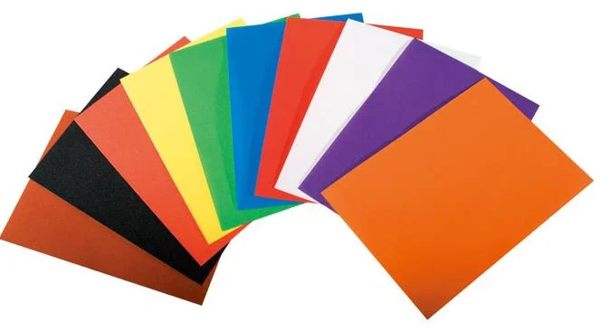 230mm*280mm, 540mm*390mm Colored Emery Paper for Wood, Wall, Painting, Nail Polishing, Manicure