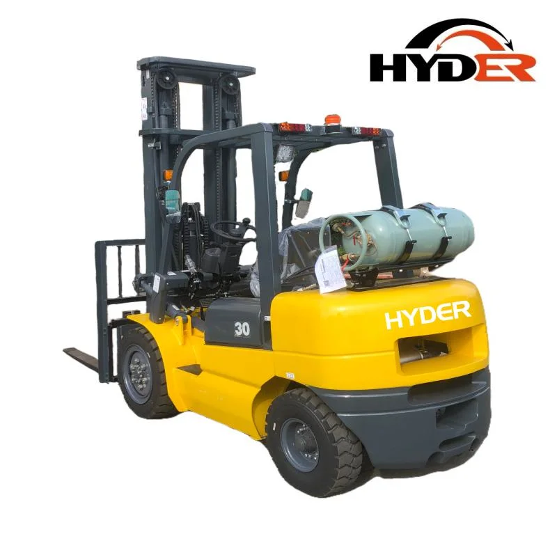 Hyder 2023 New Modle Hydraulic Gas Forklift Truck 3ton with CE