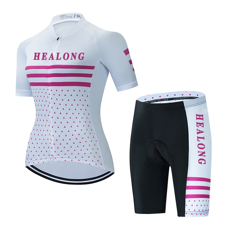 Großhandel/Lieferant Custom Radfahren Uniform Straße Mountainbike Jersey Atmungsaktive Frauen Radsportbekleidung