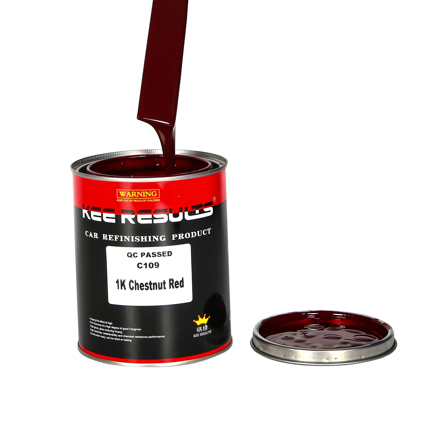 High Gloss Attractive Layout Motting Withstanding 1K Solid Color Basecoat Car Paint