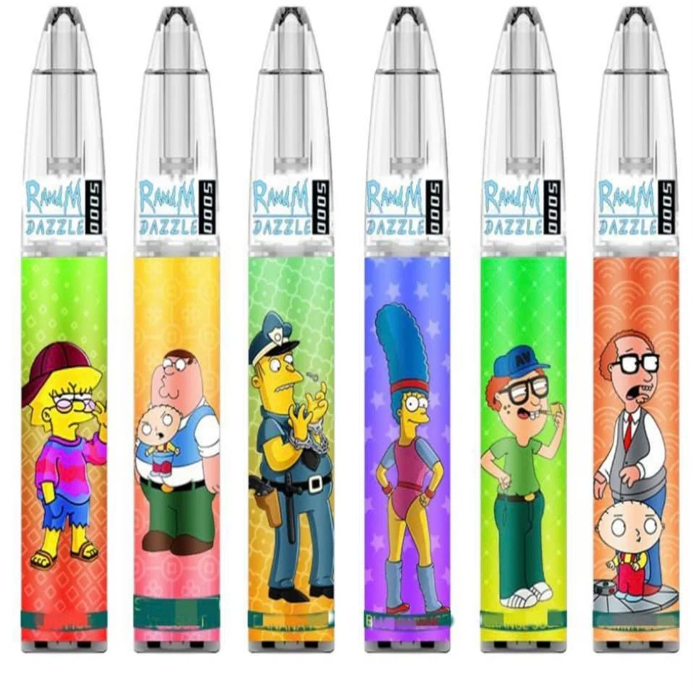 2022 New Randm Dazzle 5000 Puffs Disposable/Chargeable Pod Device Kit vape Rechargeable Battery Prefilled 10ml Cartridge Vape Pen Authentic Vs Air Max Puff Bars