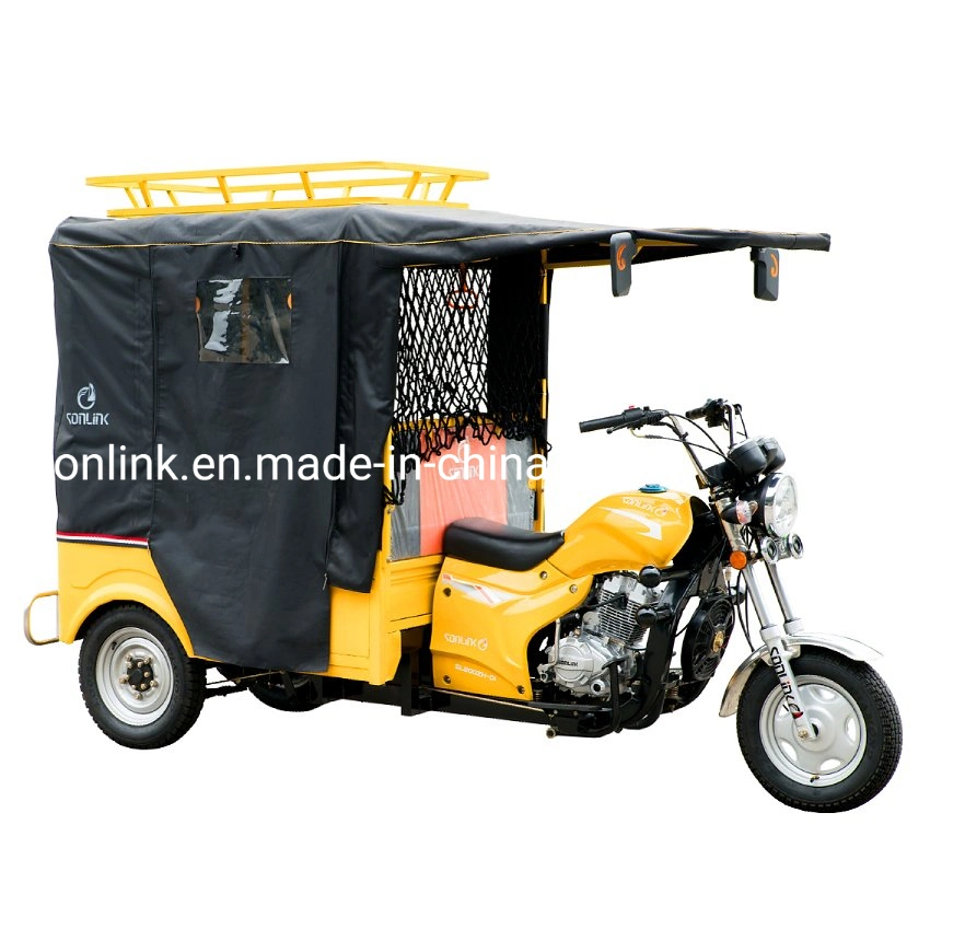 150cc/200cc/250cc Delivery Auto Rickshaw 3 Three Wheel/Wheeler Gasoline Bajaj Drift Tricycles Taxi Passenger Disabled Motorcycle